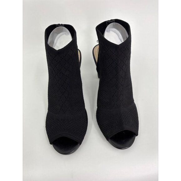 LifeStride Alita Slingback Heel Fabric Stretch Peep Toe 9.5 Wide - Picture 2 of 7